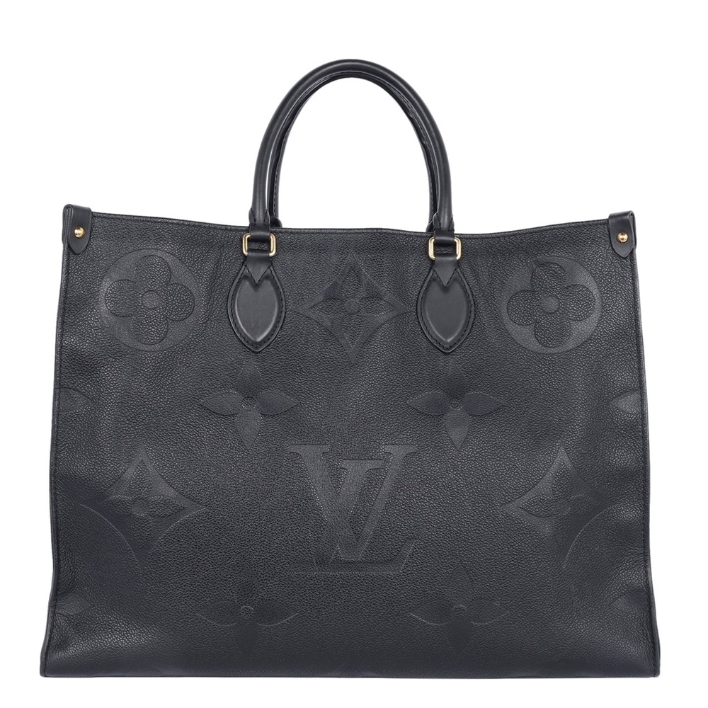 Louis Vuitton On The Go. Black Monogram Tote Bag GM